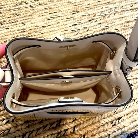NWOT Kate Spade Straw White Leather Purse - Picture 14 of 15